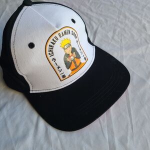 Naruto Anime Character Black and White Cap Ramen Hat
